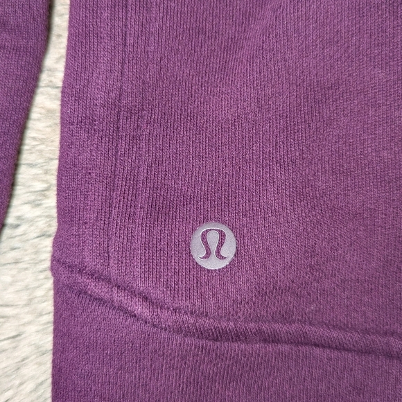 Lululemon Fleece Please Hoodie Purple Women's 4 - Picture 10 of 12